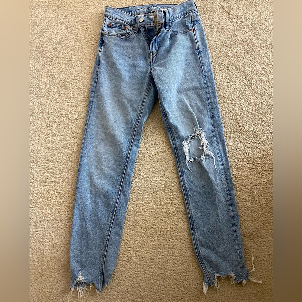 NWOT American Eagle Stretch 90’s Skinny Distressed Jeans